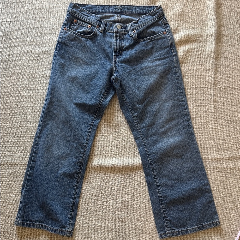 Vintage Polo Jeans Co Ralph Lauren Cropped Kelly Jeans Size 4‎